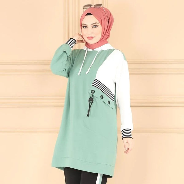 ADALAR TURKISH TUNIC COTTON SPORT OFFER UAE MODEST تونيك تركي الامارات عرض طويل رياضي قطن ادالار جزيرة الاميرات