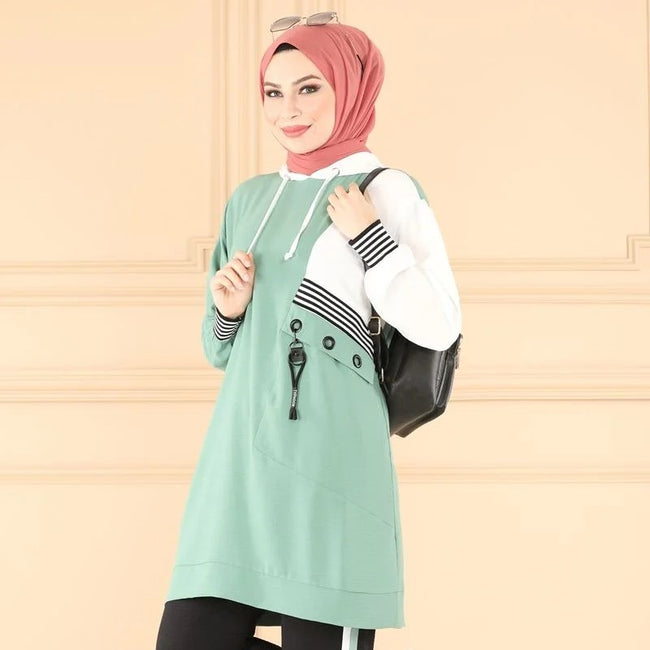 ADALAR TURKISH TUNIC COTTON SPORT OFFER UAE MODEST تونيك تركي الامارات عرض طويل رياضي قطن ادالار جزيرة الاميرات