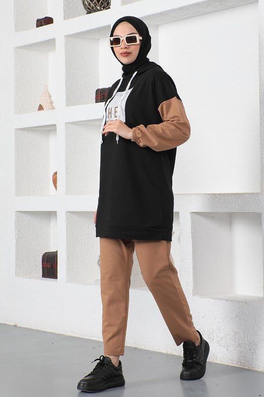 Abstract Line Soft Lounge Set - Co-ord