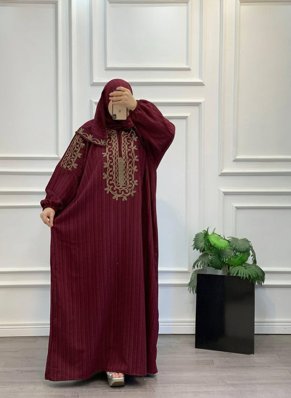 The Heritage Embroidered Modest Kaftan
