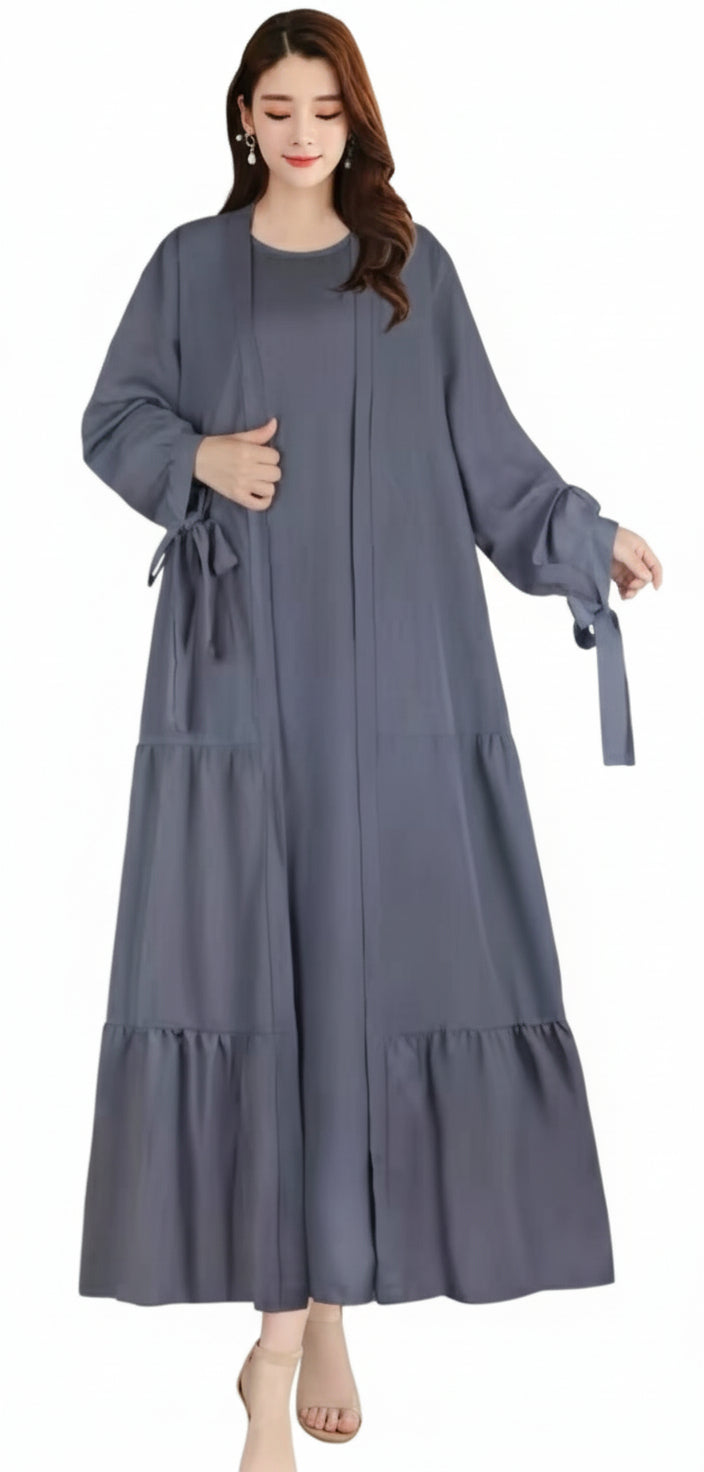 Soft Flow Tiered Modest 2-Piece Set