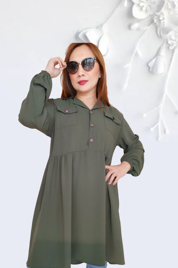 ADALAR TURKISH BLOUSE COTTON SHIRT OFFER UAE MODEST بلوز تركي الامارات عرض بلوزة قميص  قطن ادالار جزيرة الاميرات