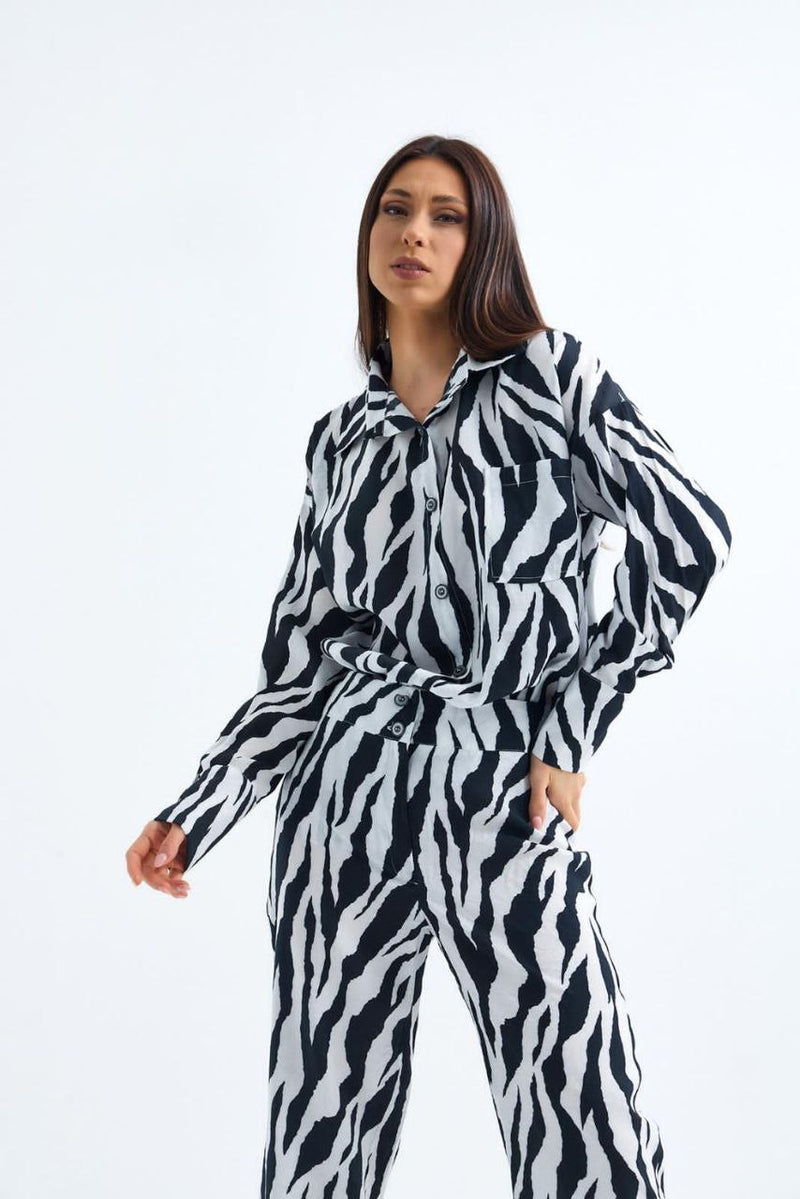Zebra Stripe Soft Co-ord Set