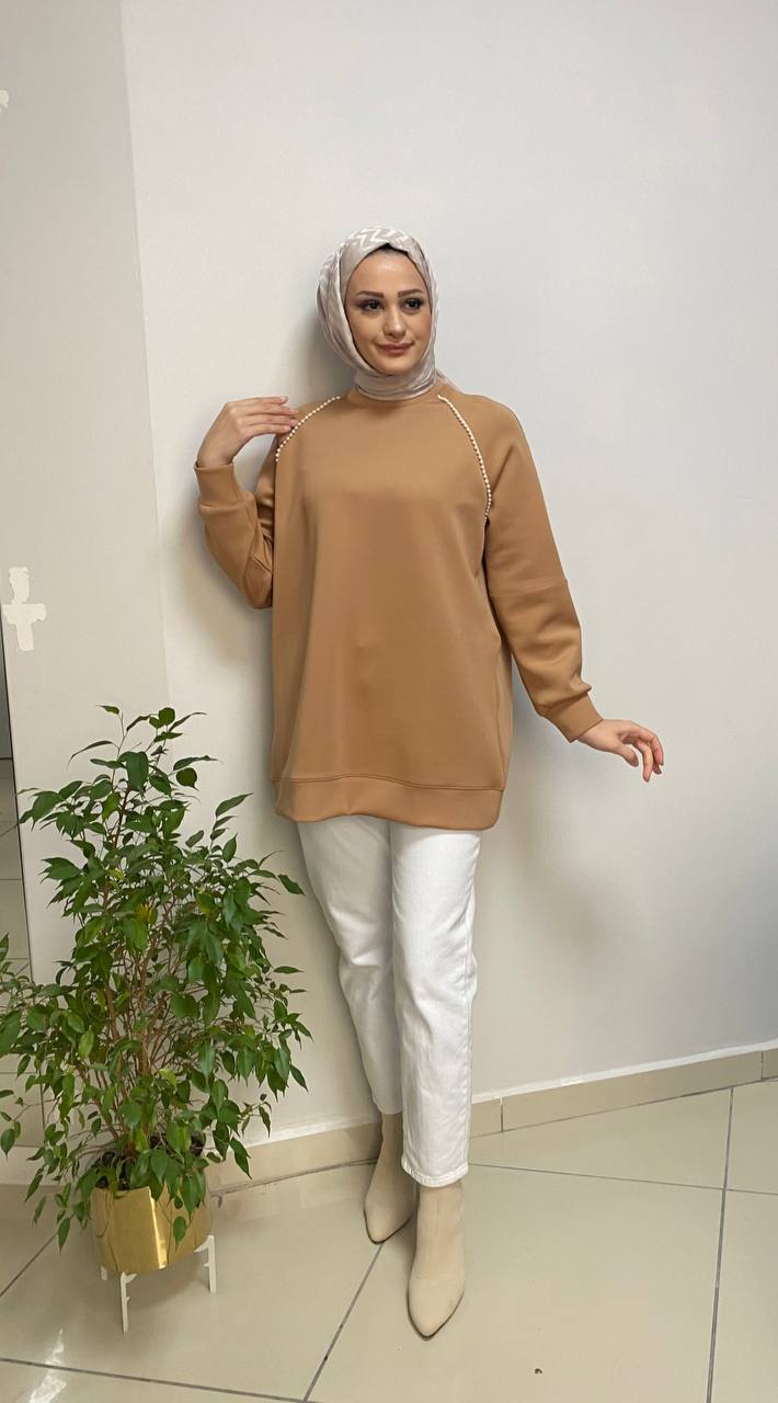 Pearl Trim Comfort Tunic