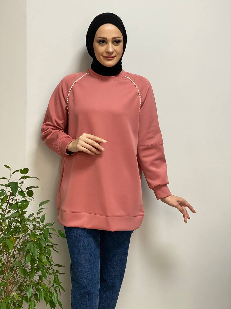 Pearl Trim Comfort Tunic