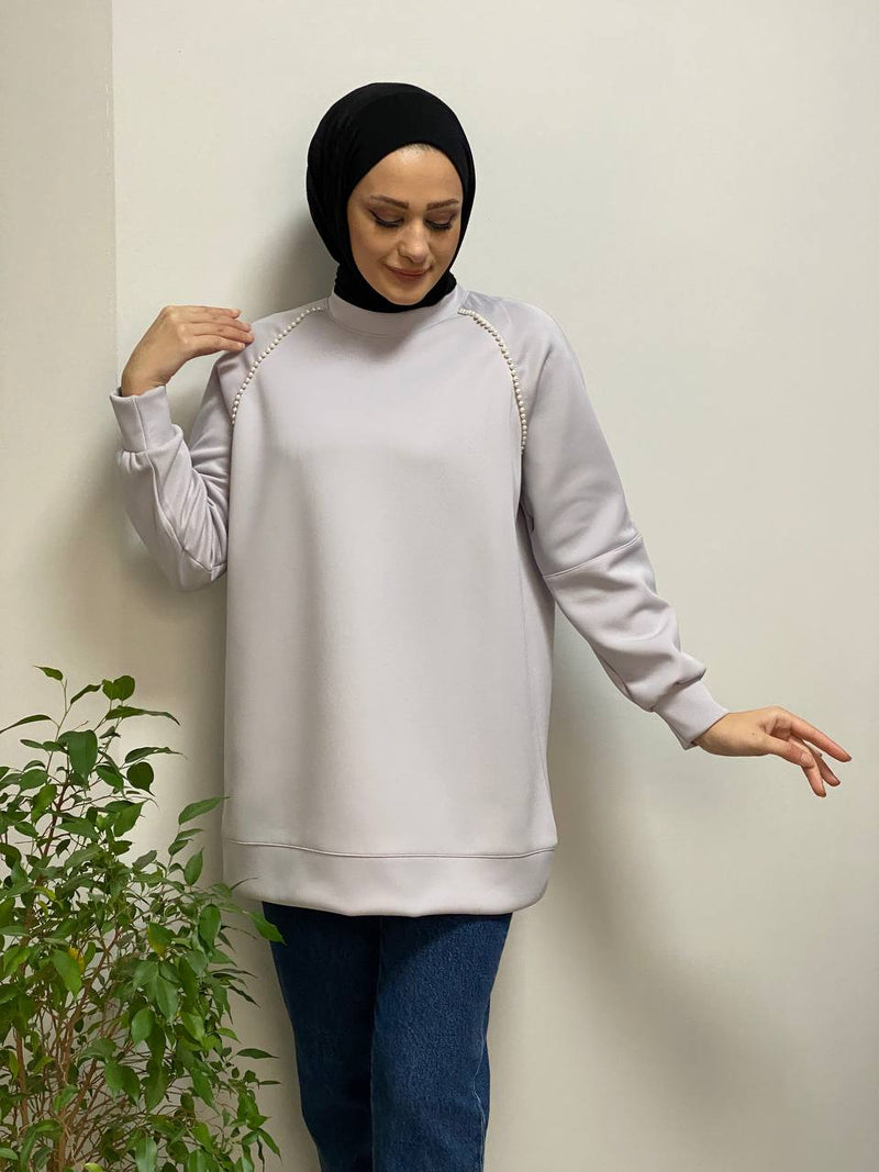 Pearl Trim Comfort Tunic