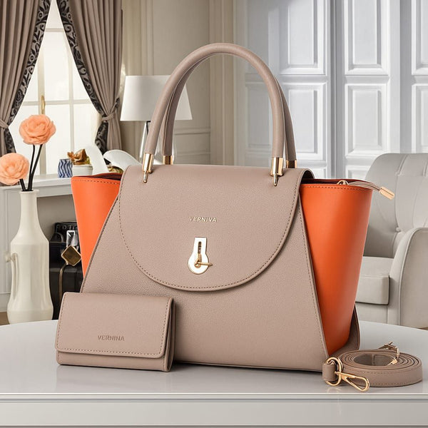 Luxury Structured Satchel Set