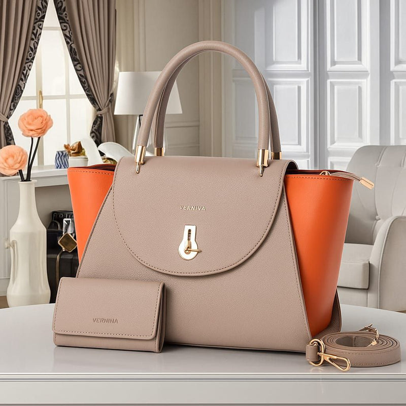 Luxury Structured Satchel Set