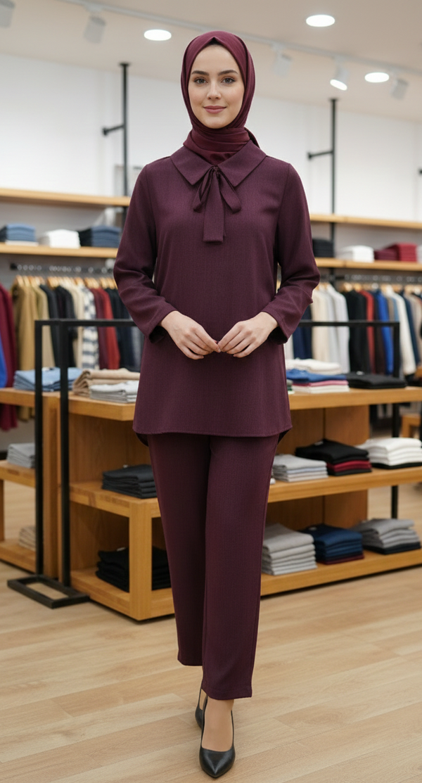 Tailored Modest Tunic and Trouser Set