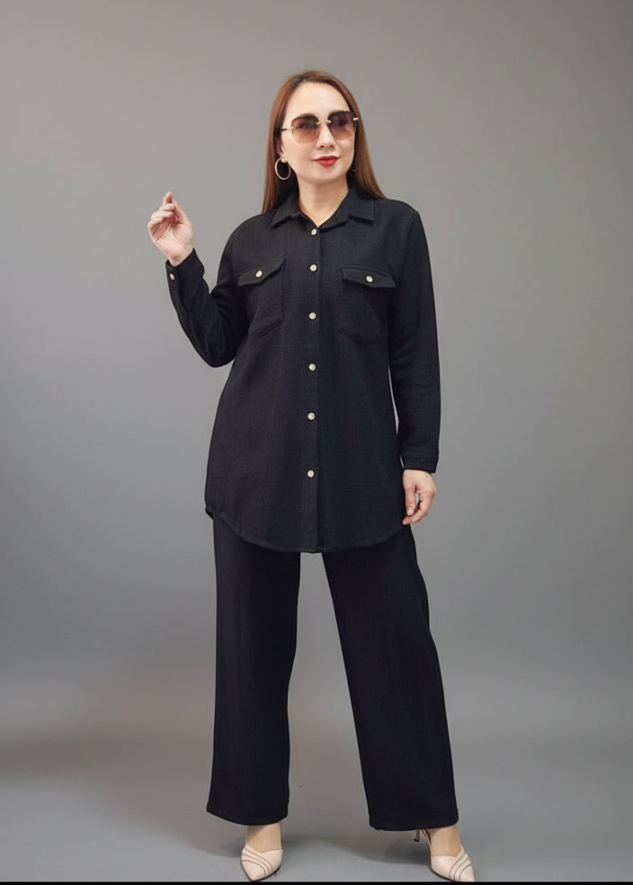 Soft Textured Two-Piece Set