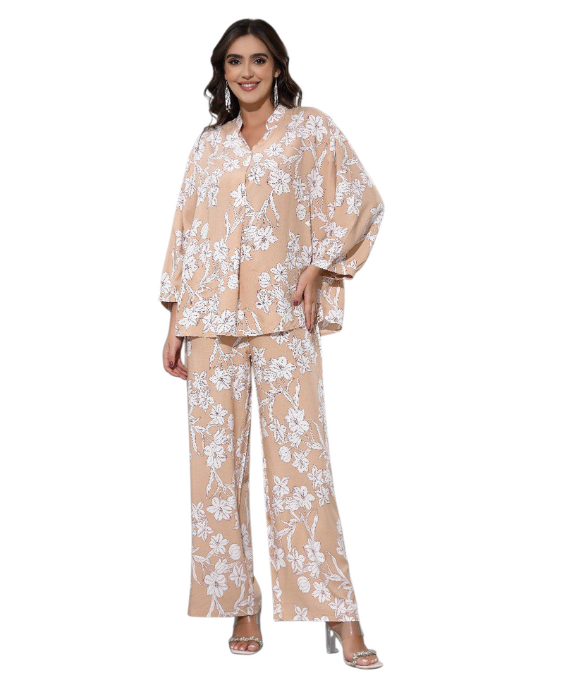Floral Print Relaxed Lounge Set
