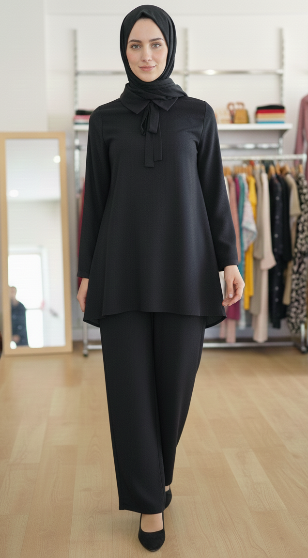 Tailored Modest Tunic and Trouser Set