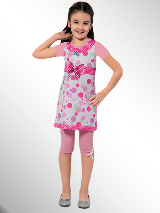 Pink "Bubbles" Kids Pajama Set