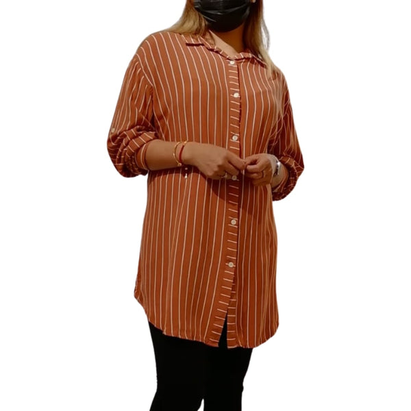 Long Sleeve Striped Shirt