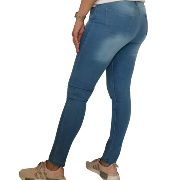 Light Blue Plain Denim Jeans