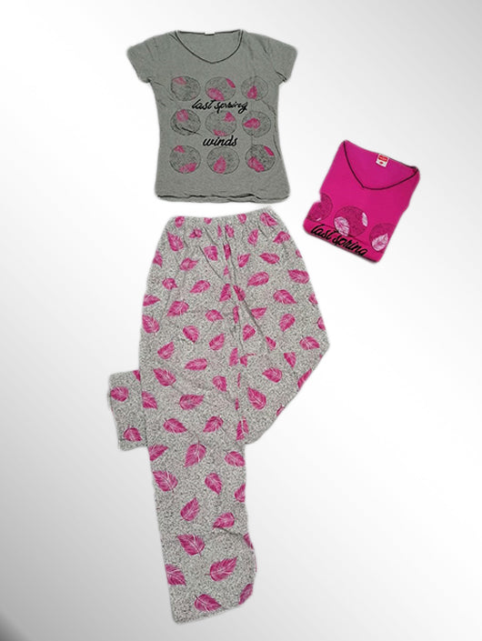 Printed Half Sleeve Pajama Set