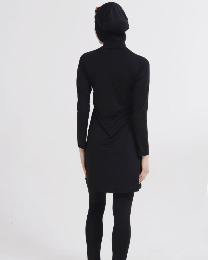 TURKISH POLYESTER MODEST SWIMSUIT ملابس سباحة تركي بوليستر بوركيني للمحجبات