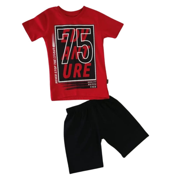 Boys' "75" T-Shirt and Shorts Set