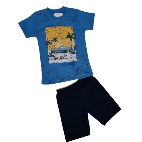 Boys' Graphic T-Shirt and Shorts Set