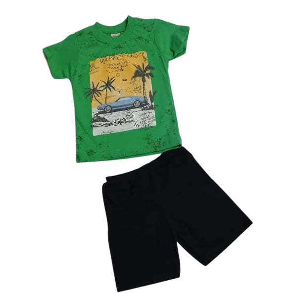 Boys' Graphic T-Shirt and Shorts Set