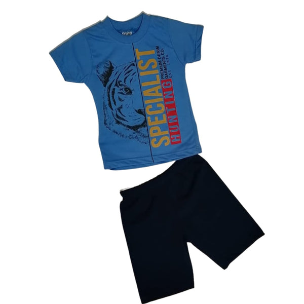 Boys' "SPECIALIST HUNTING" T-Shirt and Shorts Set