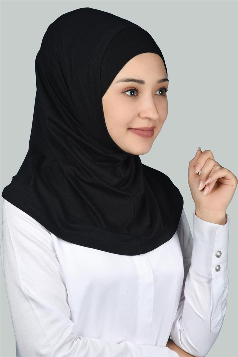 Black Turlu One Piece Scarf