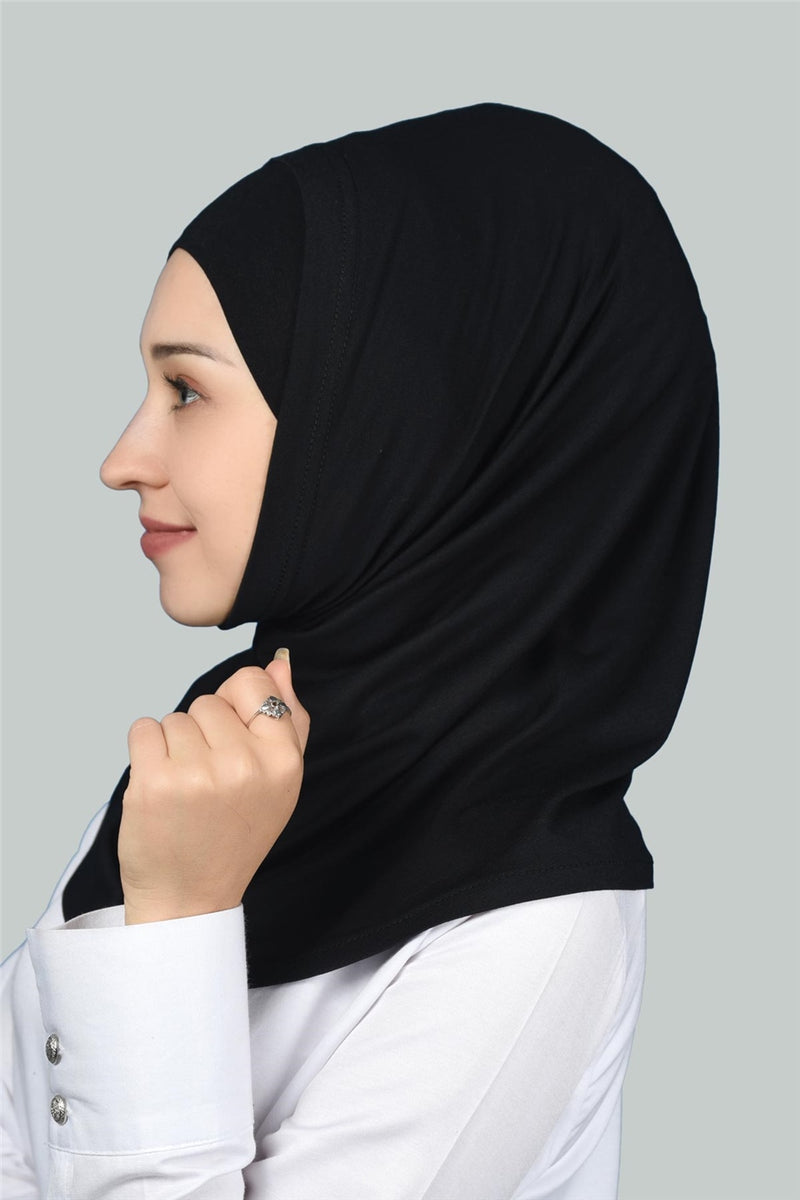 Black Turlu One Piece Scarf