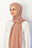 Light Brown One Piece Chiffon Boneli Shawl